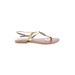 Jessica Simpson Sandals: Gold Shoes - Women's Size 8