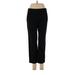 Ann Taylor Dress Pants - Low Rise Straight Leg Boyfriend: Black Bottoms - Women's Size 2