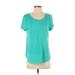 Express Short Sleeve T-Shirt: Teal Tops - Women's Size Small