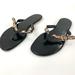 Burberry Shoes | Burberry Parsons Flip Flop Flat Sandals In Eu Size 38. | Color: Black/Tan | Size: 7.5