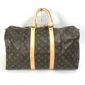 Louis Vuitton Bags | Auth Louis Vuitton 41418 Shoulder Bag Hand Bag Keepallbandouliere45 2way Duffl. | Color: Brown | Size: W17.7h9.6d7.7inch