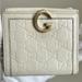 Gucci Bags | Gucci Gg Embossed Cream Leather Wallet G Gold Hardware | Color: Cream/Gold | Size: Os