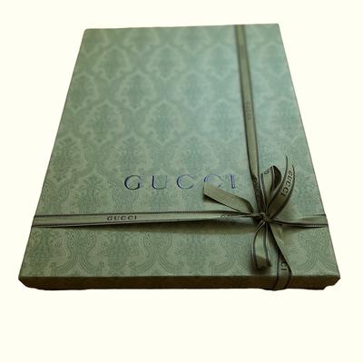 Gucci Storage & Organization | Gucci Gift Box/Tissue Paper/Ribbon/Card | Color: Black/Green | Size: Os