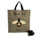 Gucci Bags | Gucci Gucci Gg Monogram Animalier Bee Leather 2way Tote Bag Handbag Shoulder ... | Color: Black | Size: Os