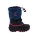 Kamik Rain Boots: Blue Print Shoes - Kids Girl's Size 11