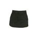 Jones & Co Casual Mini Skirt Mini: Green Print Bottoms - Women's Size X-Small