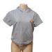 Disney Tops | Disney Women Hooded Cropped Short Sleeve Top Size M Gray | Color: Gray | Size: Size M