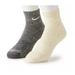 Nike Underwear & Socks | New! Nike Dri-Fit Everyday Plus Cushioned Ankle 2 Pack Socks Unisex | Color: Black/White | Size: L