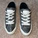 Converse Shoes | Converse Ctas Ox Womens Size 7 Black Leather Gemma Selene Snake Scale 555808c | Color: Black/Cream | Size: 7