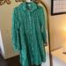 J. Crew Dresses | Jcrew Button Up, Long Sleeve, Casual Dress! | Color: Green | Size: 2