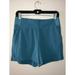 Athleta Shorts | Athleta Women’s Shorts Breathable Pull On Teal Blue Casual Womens 8 | Color: Blue | Size: 8