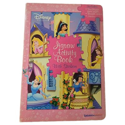 Disney Toys | Disney Princess Jigsaw Puzzle Book Without The Sticker Puzzles Are Complete Used | Color: Pink | Size: Osbb