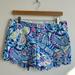 Lilly Pulitzer Shorts | Lilly Pulitzer Buttercup Stretch Short 5” Inseam Size 6 Like New Condition | Color: Blue | Size: 6