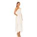 Free People Dresses | Free People Womens Ivory Bella Midi To Maxi Dress Size S Beach Photos Boho New | Color: White | Size: S