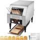 VEVOR Toaster mit Förderband, kommerziell, 150 Scheiben pro Stunde, Toaster, Toaster, Edelstahl, 1300 W, 7 Geschwindigkeitsstufen mit Krümelsammler, für Brot, Bagel, Hamburger, Bäckerei, Restaurant,