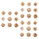 ibasenice 27 Pcs Wooden Puzzles Locks Wooden Brain Puzzle Teaser Wooden Jigsaw Kongming Lock Unlook Puzzle Game Jigsaw Puzzles Wooden Toy Beech Nine Piece Set Bamboo Child
