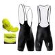 QSCTYG Black Bicycle Bib Shorts Men Outdoor Wear Bike Cycling 5D Gel Padded Riding Bib Shorts Cycling Bib Shorts (Color : XM-DBK-15101, Size : XXXL)