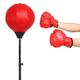 Adjustable Height Punching Ball Set, Adult Boxing Punch Bag Stand Ball with Gloves for Speed Training Exercise Accessories