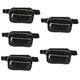 Sosoport 5pcs Fanny Pack Cinturon para Gym Mujer Waist Purse for Women Ladies Purses Waist Belt Bag Trendy Purses Women’s Purses Belts for Women Casual Fashion Storage Bag Travel Nylon