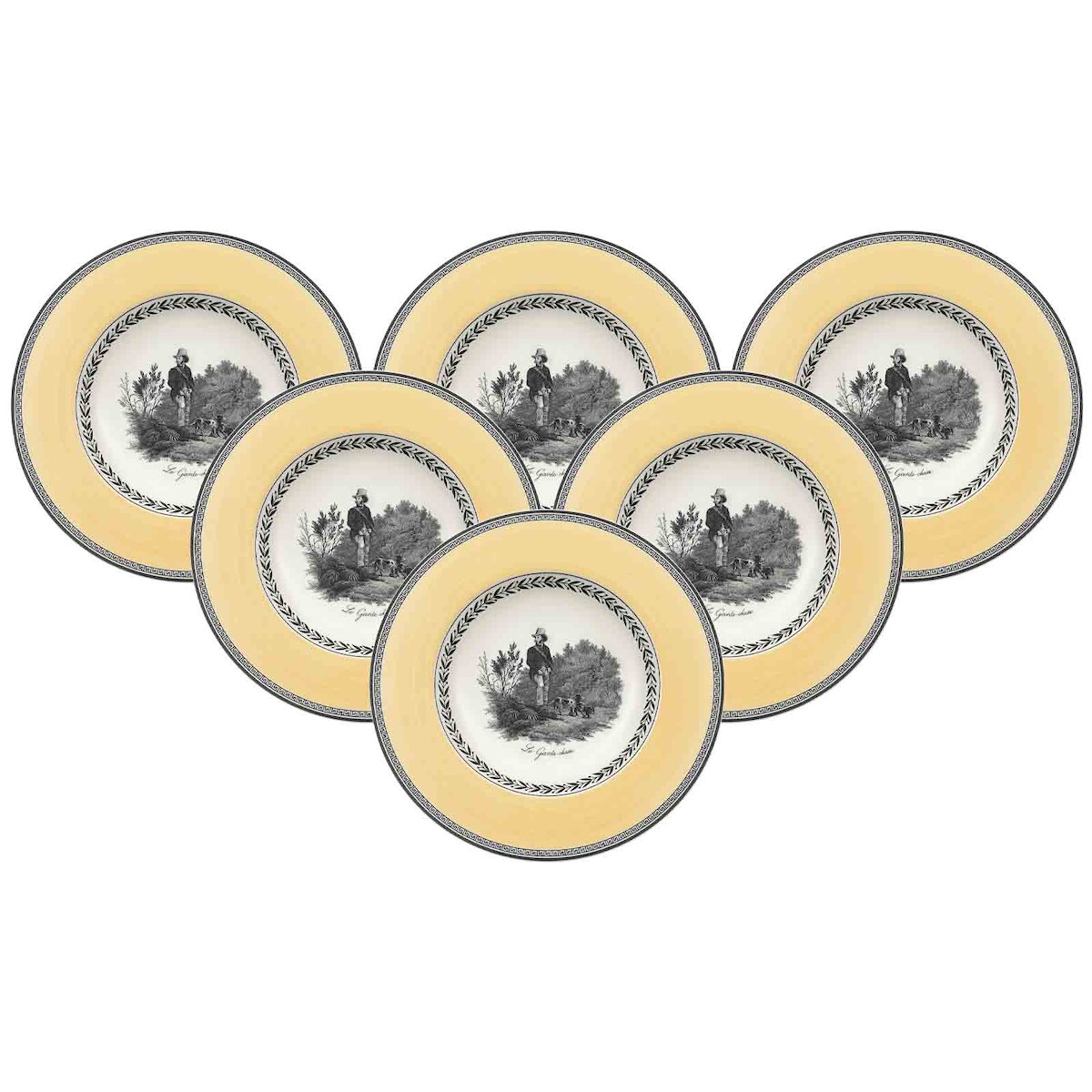 Villeroy & Boch Audun Chasse Suppenteller ø 24,2 cm 6er Set Image