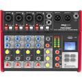 Pyle Pro PMXU68BT 6-Channel DJ Mixer with Bluetooth and USB Interface PMXU68BT