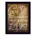 Live Simply 1 Black Framed Print Wall Art