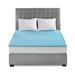 Gracie Mills Mclean Cooling Gel Memory Foam Reversible Mattress Topper - Blue