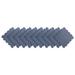 Rubber-Cal "Terra-Flex" Interlocking Flooring - 1/4 in x 24 in x 24 in - 10 Pack - 40 Sqr/Ft - Blue Rubber Tiles