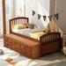 Twin Bed with Storage, Twin Size Daybed with 6 Drawers, Wood Storage Bed Frame, Twin Size Platform Bedframe, Solid Wood Bedframe