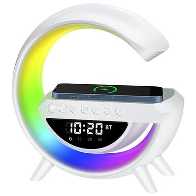 LED Wireless Charging Speaker Clock - One Size