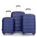 3-Piece Hardshell Lightweight Suitcase Spinner Wheels Luggage Sets w/ TSA Lock