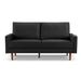 69'' Modern Velvet Fabric Upholstered Loveseat Couch, Solid Wooden Frame with Padded Cushion