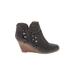 REPORT Ankle Boots: Gray Print Shoes - Women's Size 8 - Almond Toe