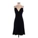 Elie Tahari Cocktail Dress - A-Line: Black Solid Dresses - Women's Size 4