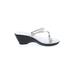 Coconuts Wedges: Silver Shoes - Women's Size 7 - Open Toe