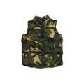 Old Navy Vest: Green Print Jackets & Outerwear - Size 5Toddler
