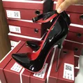 Escarpins à Talons Hauts Extrêmement Fins de 16cm Chaussures Unisexes avec Sangle de Rinçage Chic