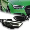 AKD – phare de voiture pour Audi A3 2013 – 2019 A3 8V lentille de projecteur DRL accessoires