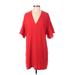 Zara Casual Dress - Shift: Red Dresses - Women's Size Small