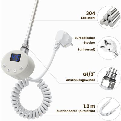 Heizwiderstande fur Handtuchheizkorper Badezimmerheizung Handtuchtrockner mit Thermostat