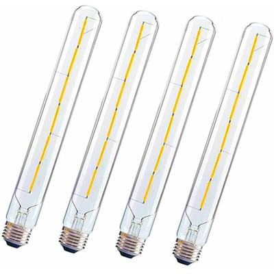 Mumu - E27 300mm T300 led Birne 6W 2700K Warmweiß 360° Kein Flimmern Nicht dimmbar (4 Stück) Image