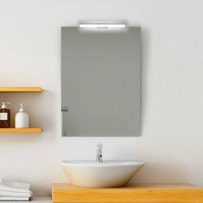 Umkehrbarer Badezimmerspiegel mit LED-Lampe 70x50 cm Spiegel ohne Lampe