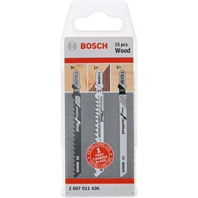 Bosch - Accessories 2607011436 jsb, Holz, 15er-Pack 15 St.