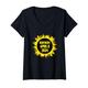 Damen Solar Kentucky 8. April 2024 Mond Ringfinsternis Astronomie T-Shirt mit V-Ausschnitt