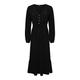 ONLY Damen Onlnova Life VIS Amy Long Dress SOLID Kleid, Black, X-Large