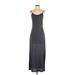Forever 21 Casual Dress - Maxi: Gray Marled Dresses - Women's Size Small