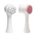 Facial Cleansing Brush Face Cleaner Tool Facial Cleansing Tool Manual Facial Brush Facial Brush Skin Cleansing Double Sided Clean Pink