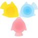 3 Pcs Plate Fixing Sucker Tableware Toddler Dinner Plates Bowl Pad Suction Cup Stickers Silica Gel Child