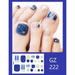 Fashion Summer Toe Nail Stickers Decals Wraps Stickers Nail Art SelfStick Women