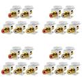 20-Pack RCA Jack Insert Connector Socket Female Snap In Adapter Port Gold Plated Inline Coupler for Wall Plate